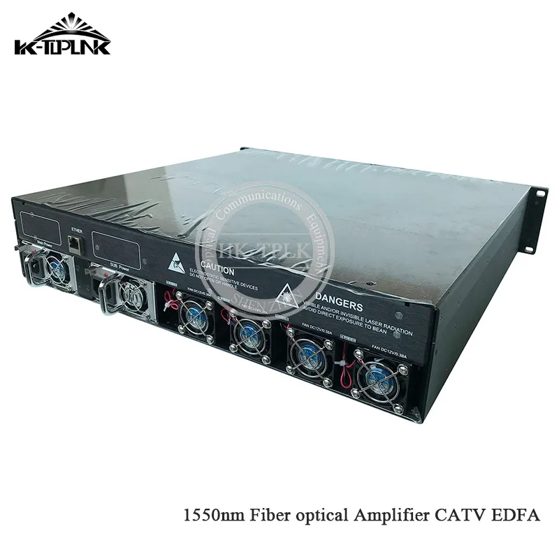 2U/80 Вт 32 порта 16/17dBm CATV EDFA 1550nm волоконно-оптический амплитfier WDM CATV EDFA SC/APC-SC/UPC разъем
