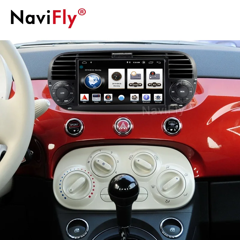 Новинка! Ips DSP Android 9,0 автомобильный dvd-плеер gps для FIAT 500 аудиосистема Автомобильный gps навигация для FIAT 500 ноутбук OBD