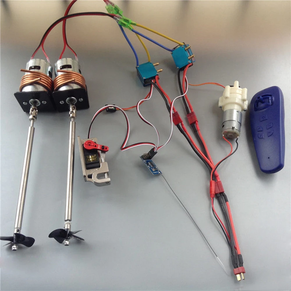 1 комплект RC лодка приводной набор 775 мотор+ 480A матовый ESC+ пропеллер+ сервопривод+ руль+ S3003 рулевой механизм+ контроллер комплект для Радиоуправляемая лодка корабль
