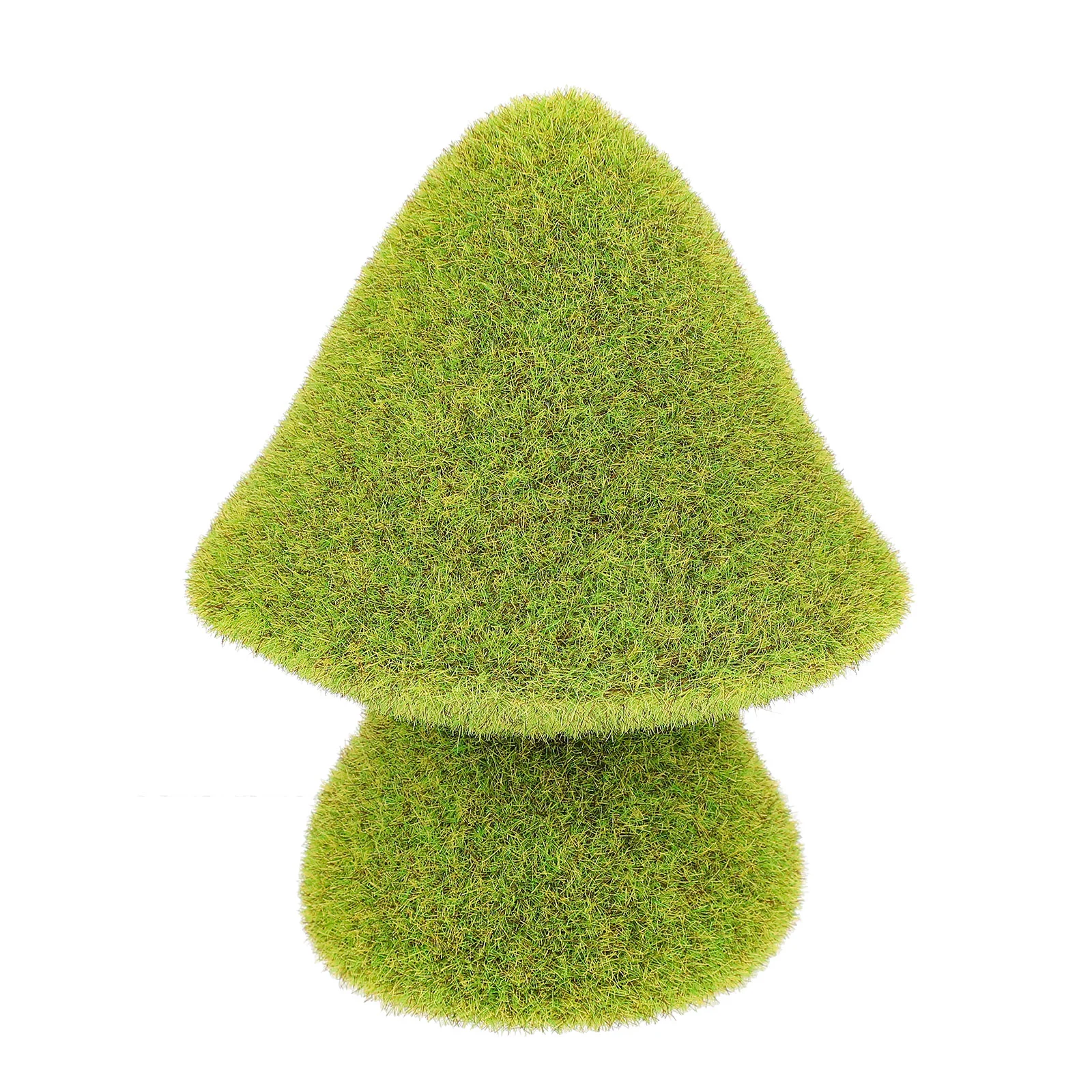 

1pc Mini Mushroom Figurine Flocking Mushroom Garden Yard Fairy Lawn Ornament
