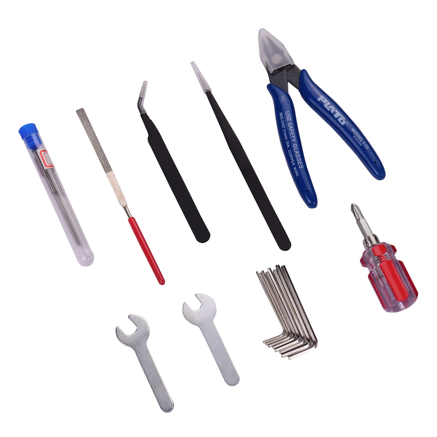 Набор инструментов для удаления модели 3d принтера отвертка напильник игла