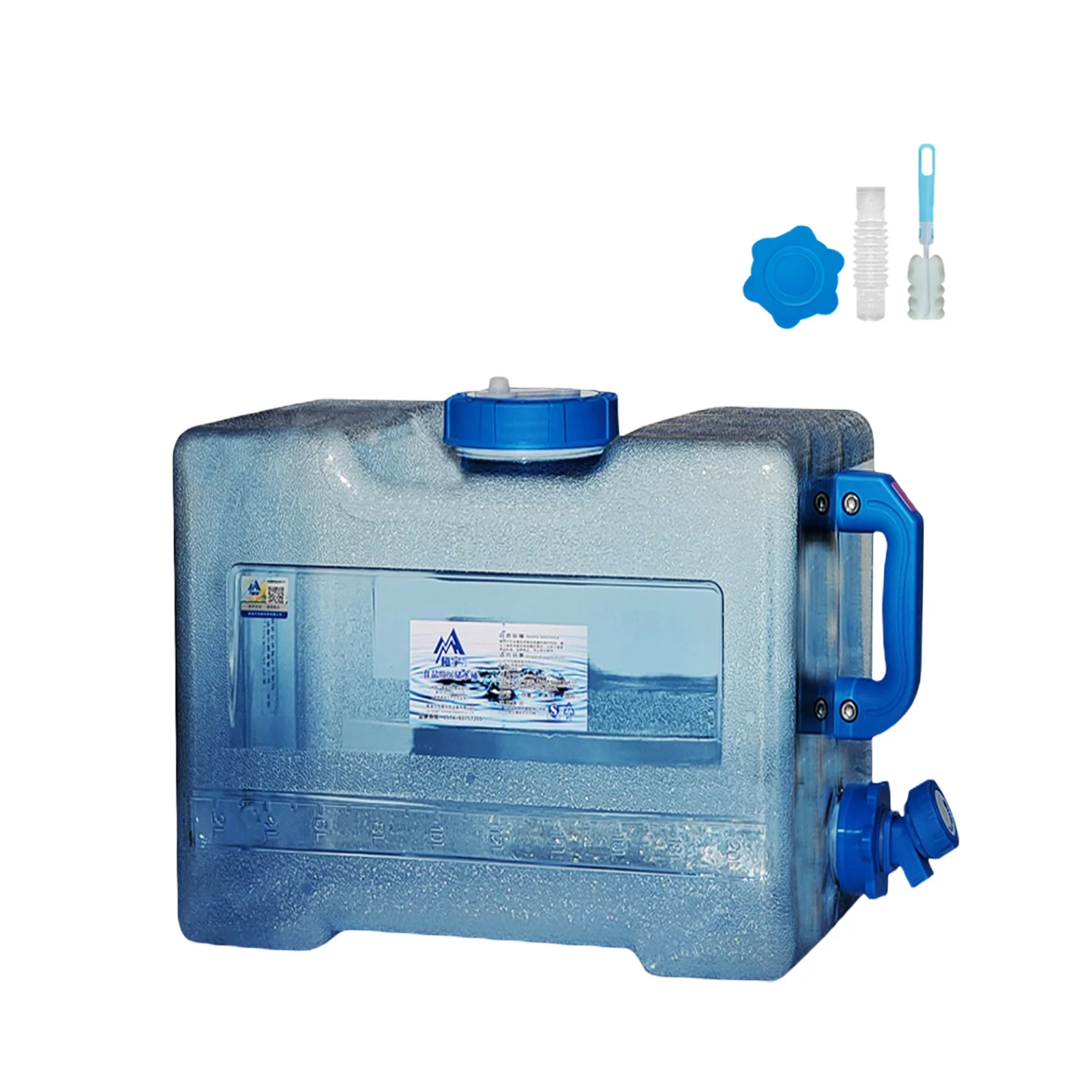 

Water Tank Thickened Outdoor Portable Solid Handle Large Capacity Water Bucket For Camping Hiking Driving Travelling