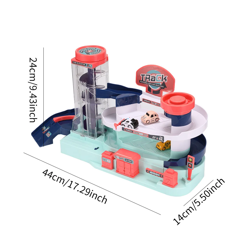 

Children Parking Building Toy Multilayer Automobile Building Parking Lot Garage Car Parking Lot Toy Set Colorful Light Model Toy