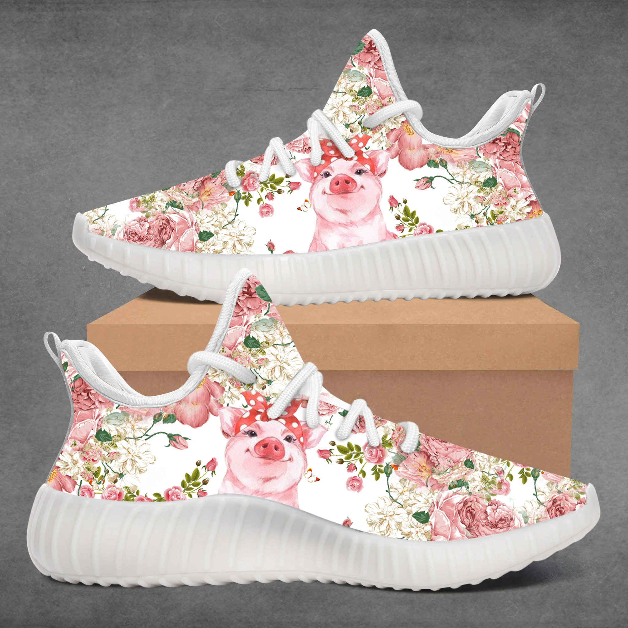 

Custom Pig Logo Sneaker Shoes for Men Women Any Color Logo