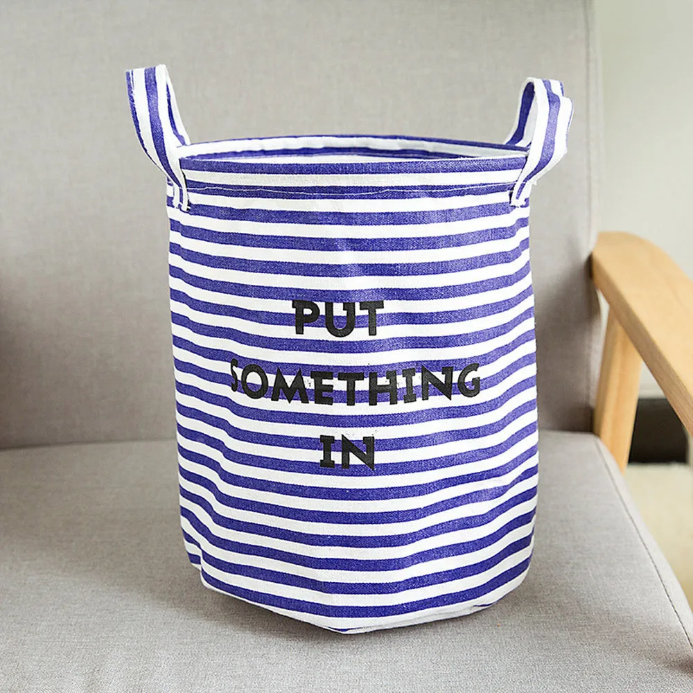 Складная корзина для хранения различных цветов Ящик игрушек органайзер тканевая
