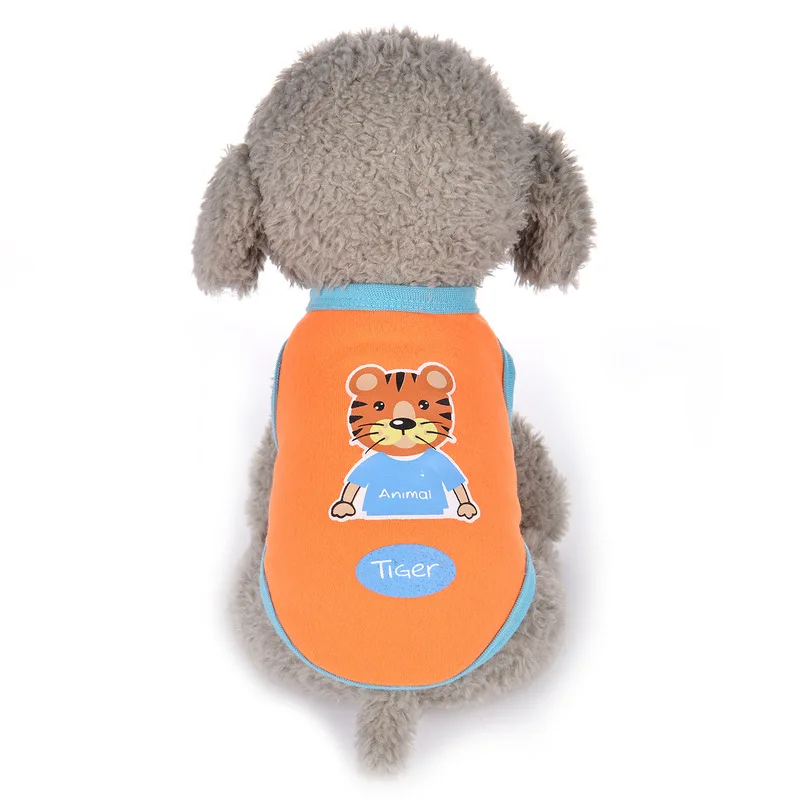 Дешевая Одежда для маленьких собак летняя 4 вида стилей рубашка Милая футболка