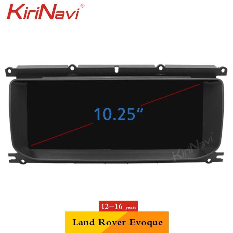 Автомагнитола KiriNavi 10 25 1 Din Android 9 0 для Land Range Evoque автомобильный DVD-плеер GPS-навигация