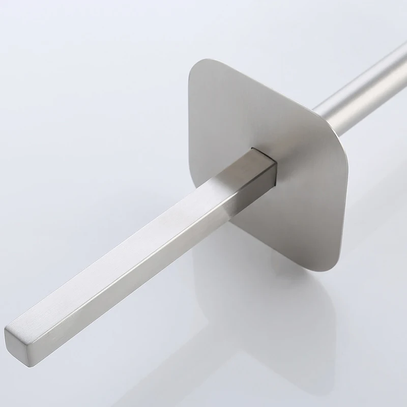 Полированная туалетная щетка и держатель из нержавеющей стали квадратная