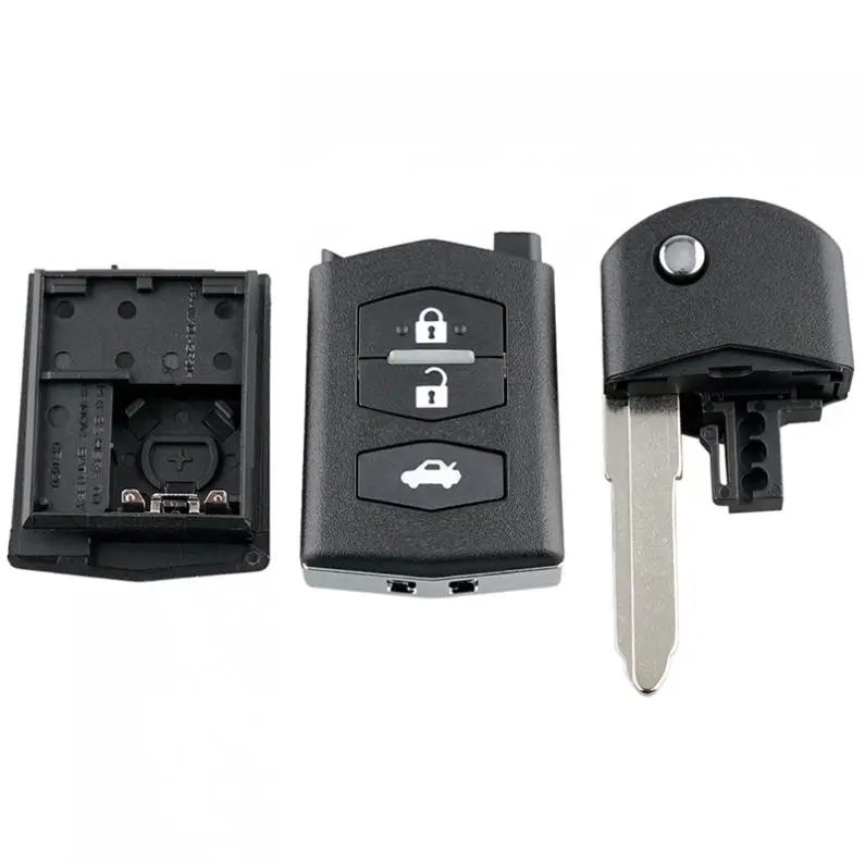 Чехол с 3 кнопками для автомобильного брелка откидной раскладной чехол Mazda 3/5/6 |