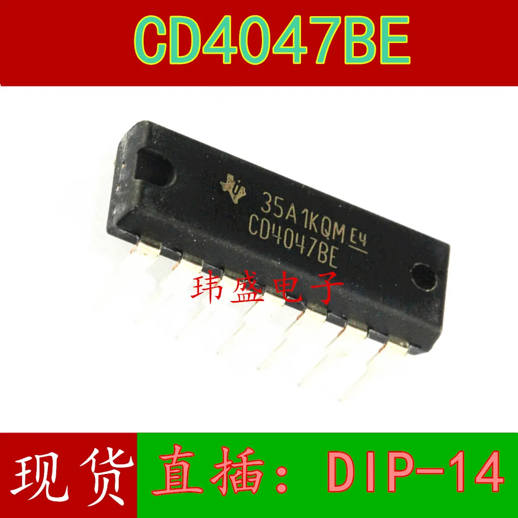10 шт./лот CD4047BE CD4047 DIP 14|Замыкатели| |