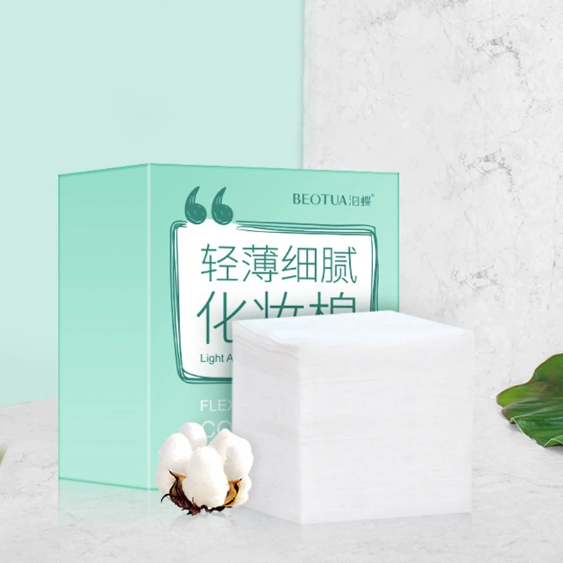 100 шт./пакет в Корейском стиле лица органический Ватные диски с очищающим