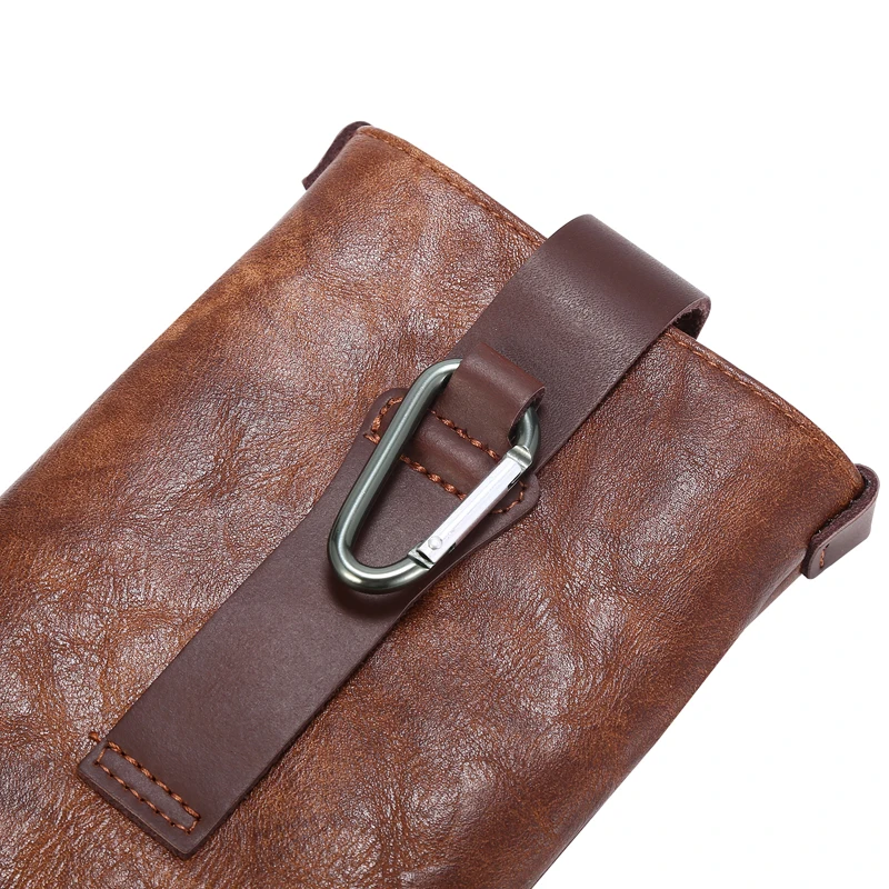 Дизайнерская поясная сумка с 2 отделениями для мобильных телефонов Samsung Iphone Huawei