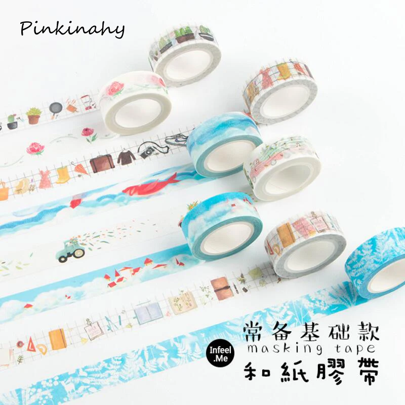 Японский оригинал ветра воды цвет ручной дневник для счетов украшения клейкая