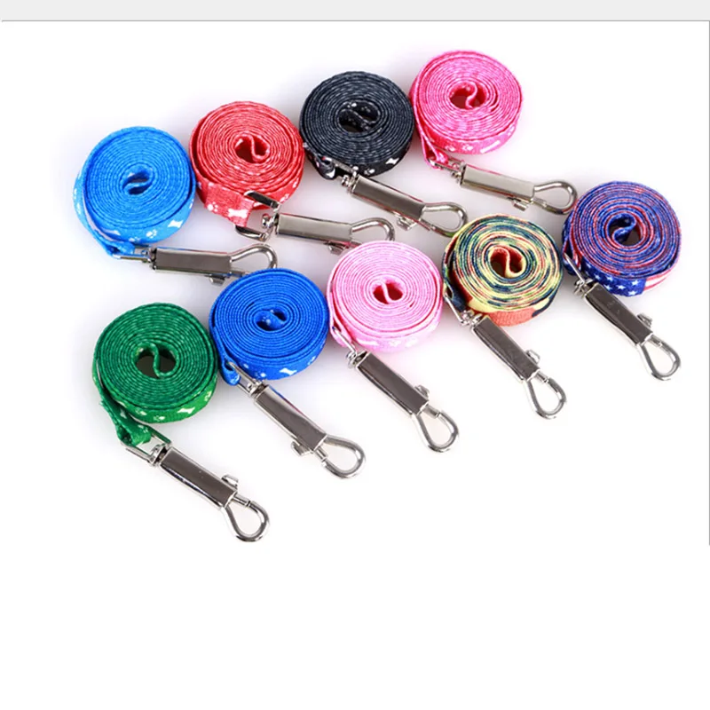 

Nylon Dog Pet Puppy Cat Adjustable Harness with Lead Leash 10 Colors To Choose Toys Leash Chain Collars Interactive Toy