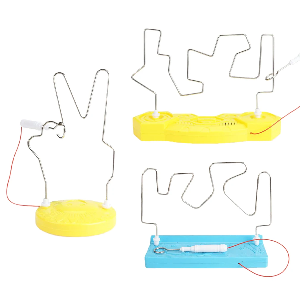 

Don't Buzz The Wire Game, Electric Circuit Science Kit DIY Educational Toy Set for Kids Teens Adults