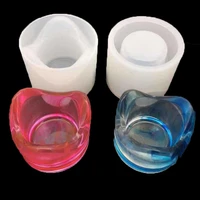 1pcs wax melt candle making irregular holder molds candlestick containers resin mold