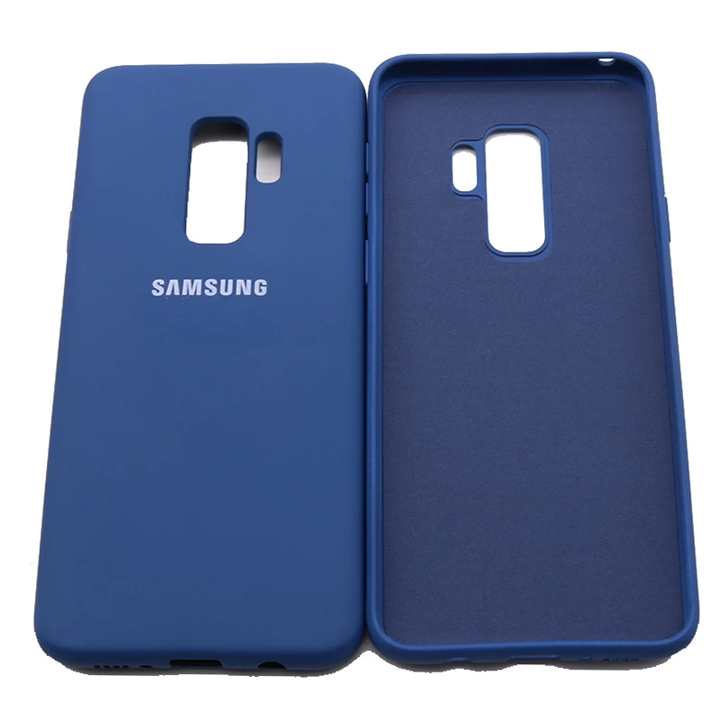 

Samsung Galaxy S9 Plus High Quality Liquid Silicone Case Silky Soft-Touch Back Cover For Galaxy S 9/S9 Plus/S9+ Phone Shell