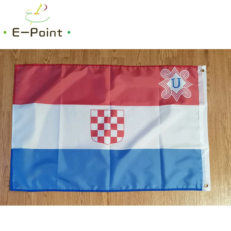 

Flag of Croatia 1941-1945 2*3ft (60*90cm) 3*5ft (90*150cm) Size Christmas Decorations for Home Flag Banner Gifts