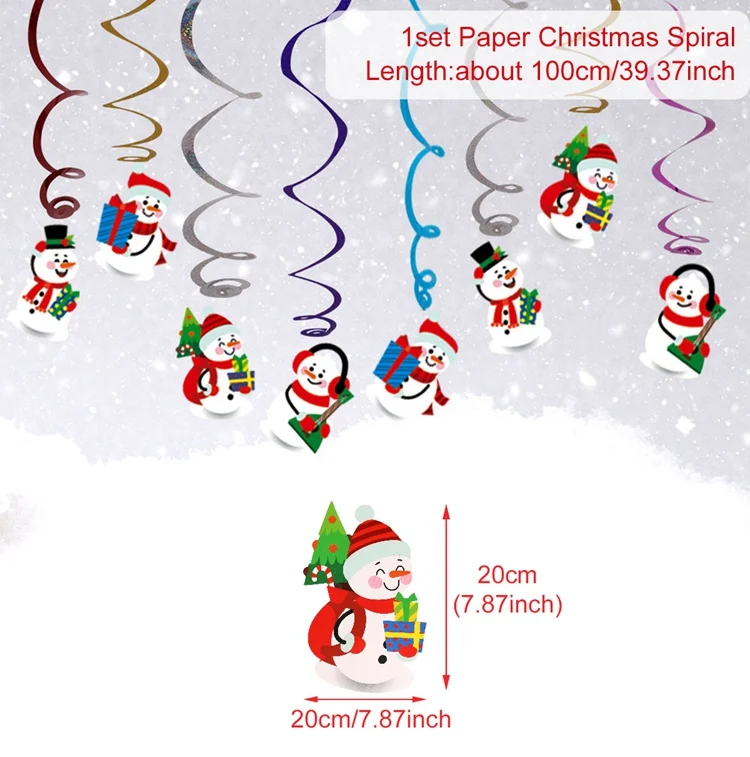 ornaments style 3 Санта Клаус мультфильм флаг рождественские украшения для дома рождественские подарки Рождество Noel год - Цвет: ornaments style 3