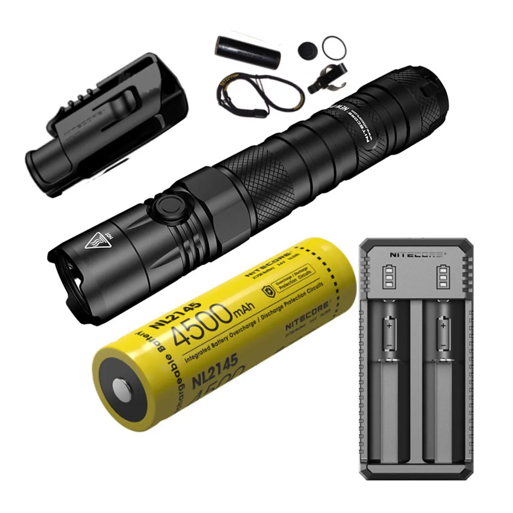 Новинка ручная тактическая вспышка NITECORE P12 штатив HD V6 макс. 1200 люмен броский луч 238