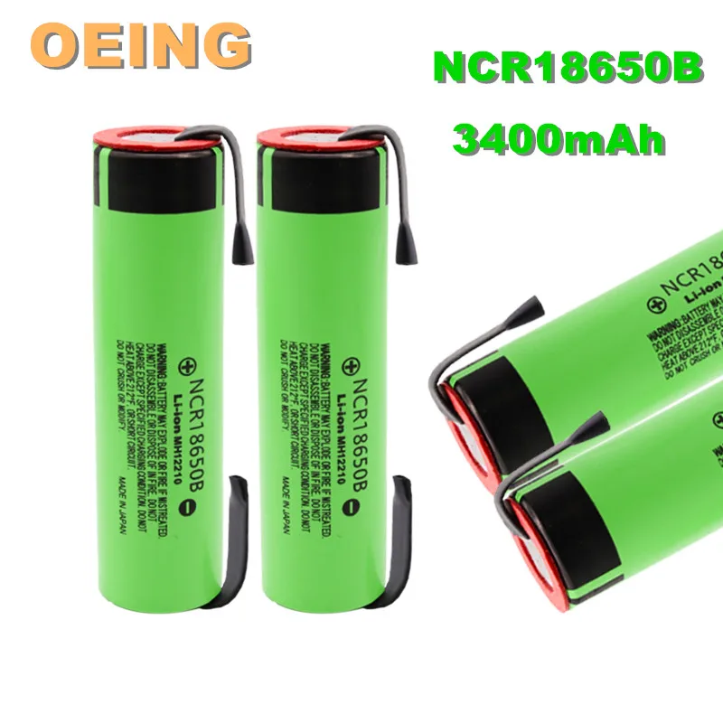 

NCR 18650B New Original Li-ion NCR18650 3.7v 3400mah 18650 Lithium Rechargeable Battery Welding Nickel Sheet batteries