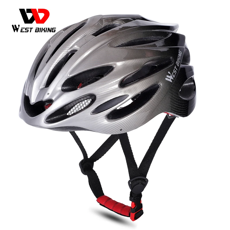 

WEST BIKING Сверхлегкий велосипедный шлем, Регулируемый шлем для горного и дорожного велосипеда, велосипедный спортивный защитный шлем для мужчин и женщин