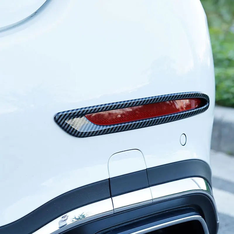 

For Mercedes Benz C Class W206 C200 C220 C260 C300 2022+ ABS Car Accessories Rear Foglight Fog Lamp Trim Cover Decorative Frame