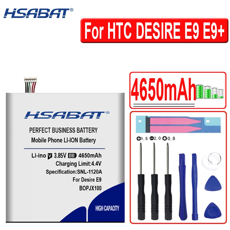 HSABAT B2PST100 3750 мА/ч, Батарея для htc Desire 530 630 650 D530U 628/BOPJX100 для htc DESIRE 830 D830U D830X D828W E9 E9+ Plus