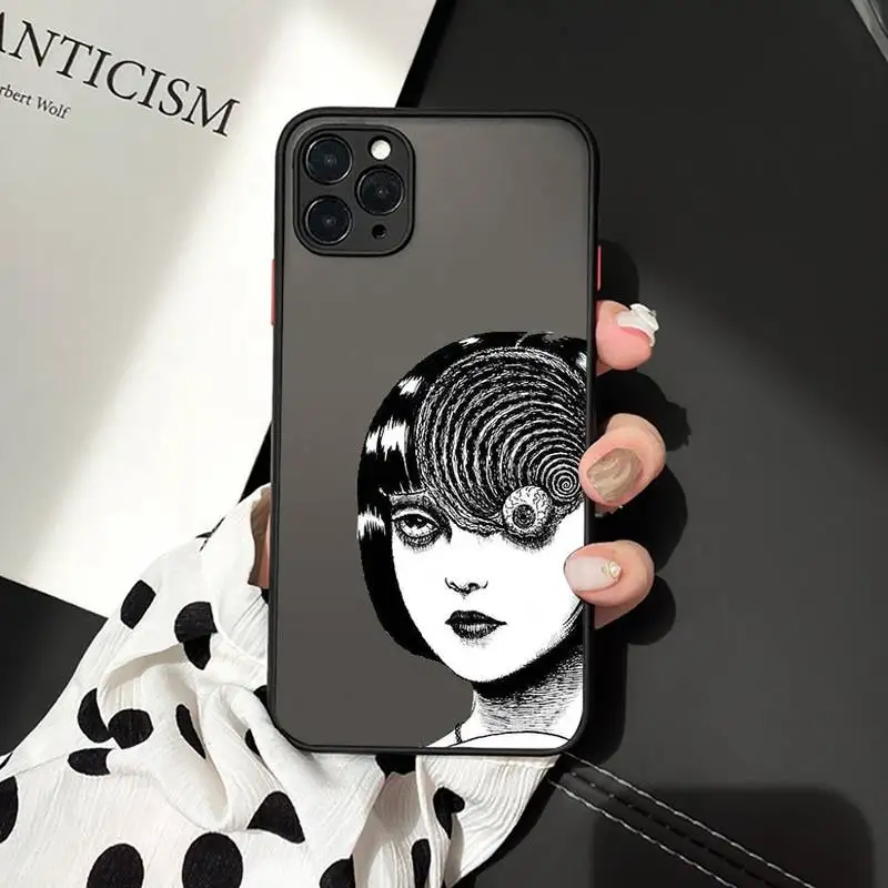 

Tomie Junji Itou Japanese horror comic high quality Phone Case matte transparent For iphone 7 8 11 12 plus mini x xs xr pro max