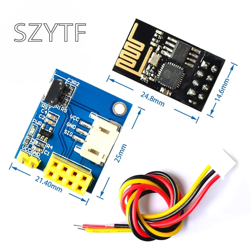 ESP8266 ESP-01 ESP-01S WS2812 RGB светодиодный светильник Модуль | Электронные компоненты и