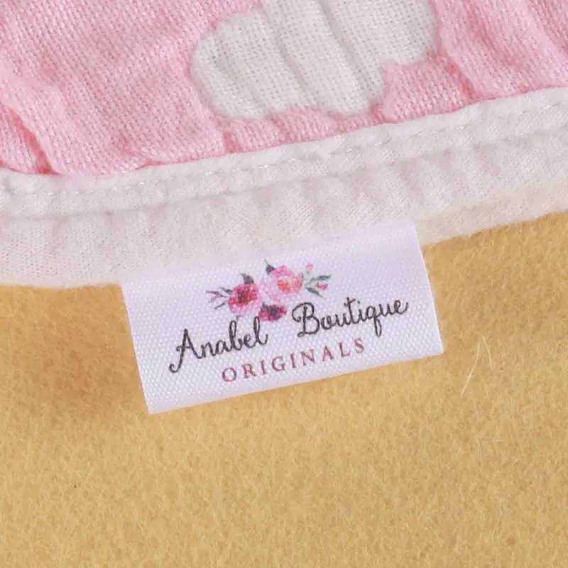 

Custom Sewing label, Logo or Text - fold Tags, Personalized Brand , Printing Labels, Free shipping (MD1067)