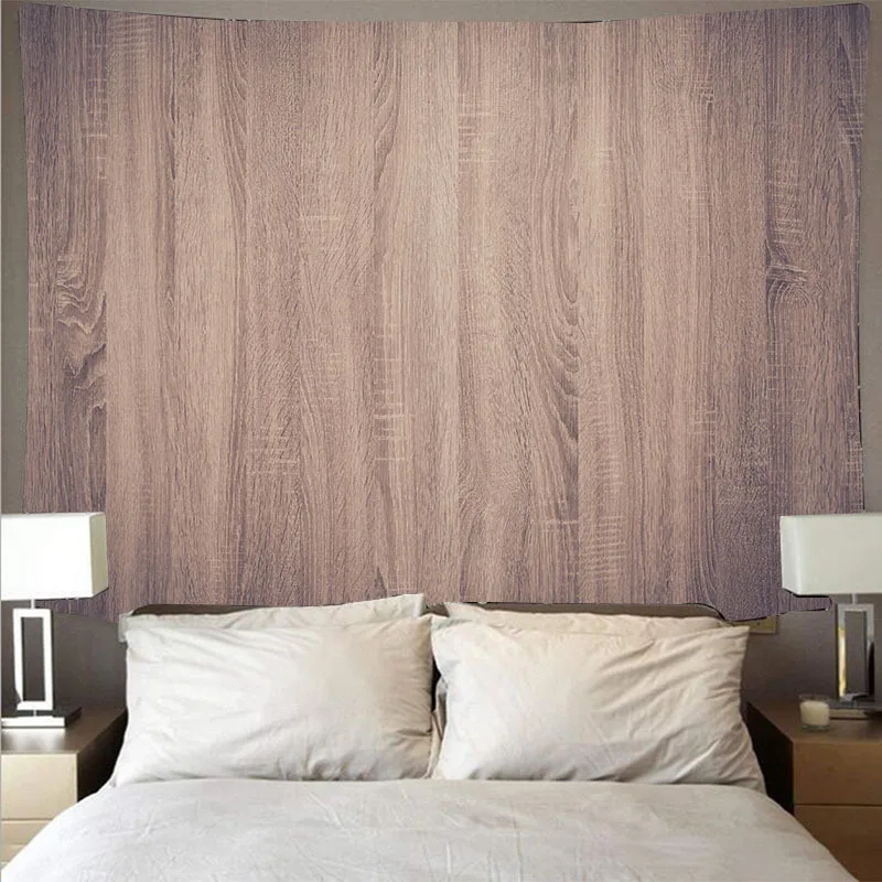 Гобелен с текстурой деревянных досок Aggcual настенный подвесной каменный фон ткань