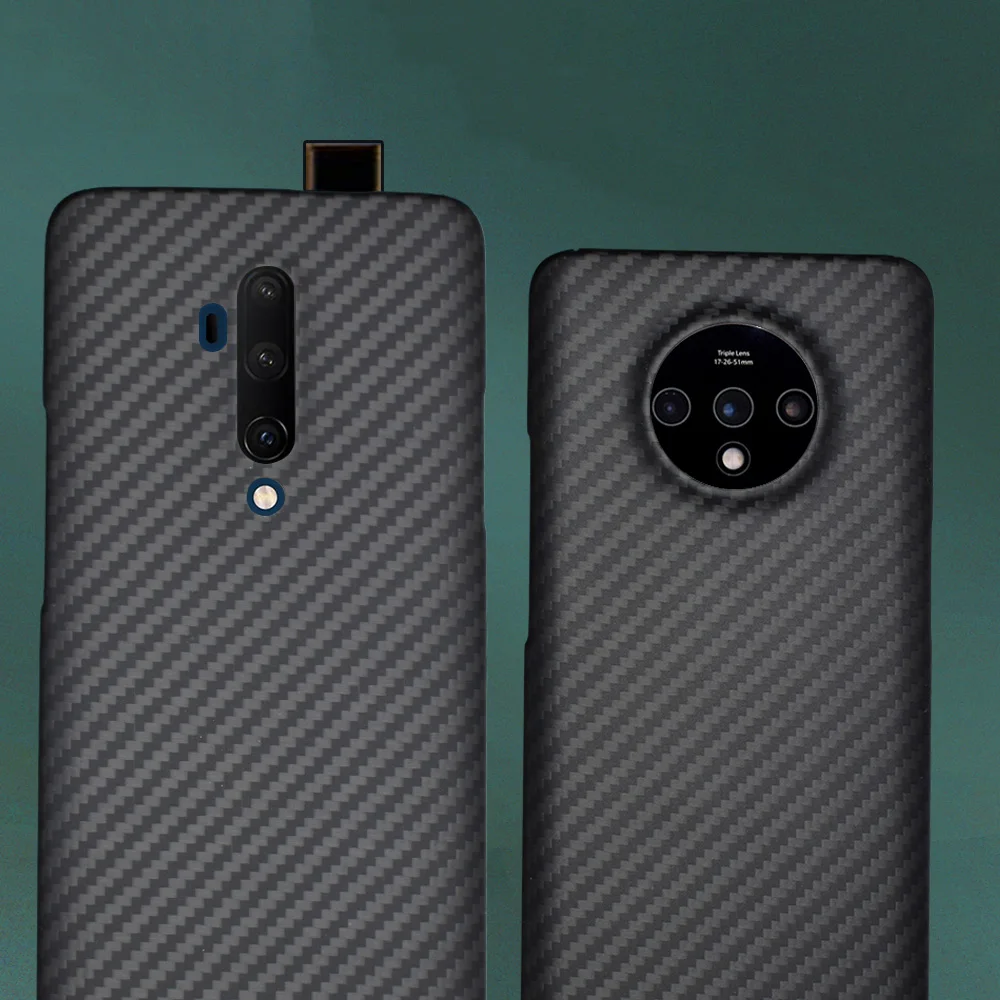 Чехол из углеродного волокна для OnePlus 7T Pro ультратонкий ручной работы 1 + |