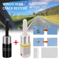 2 pack car automotive glass nano repair fluid kit window crack chip repair