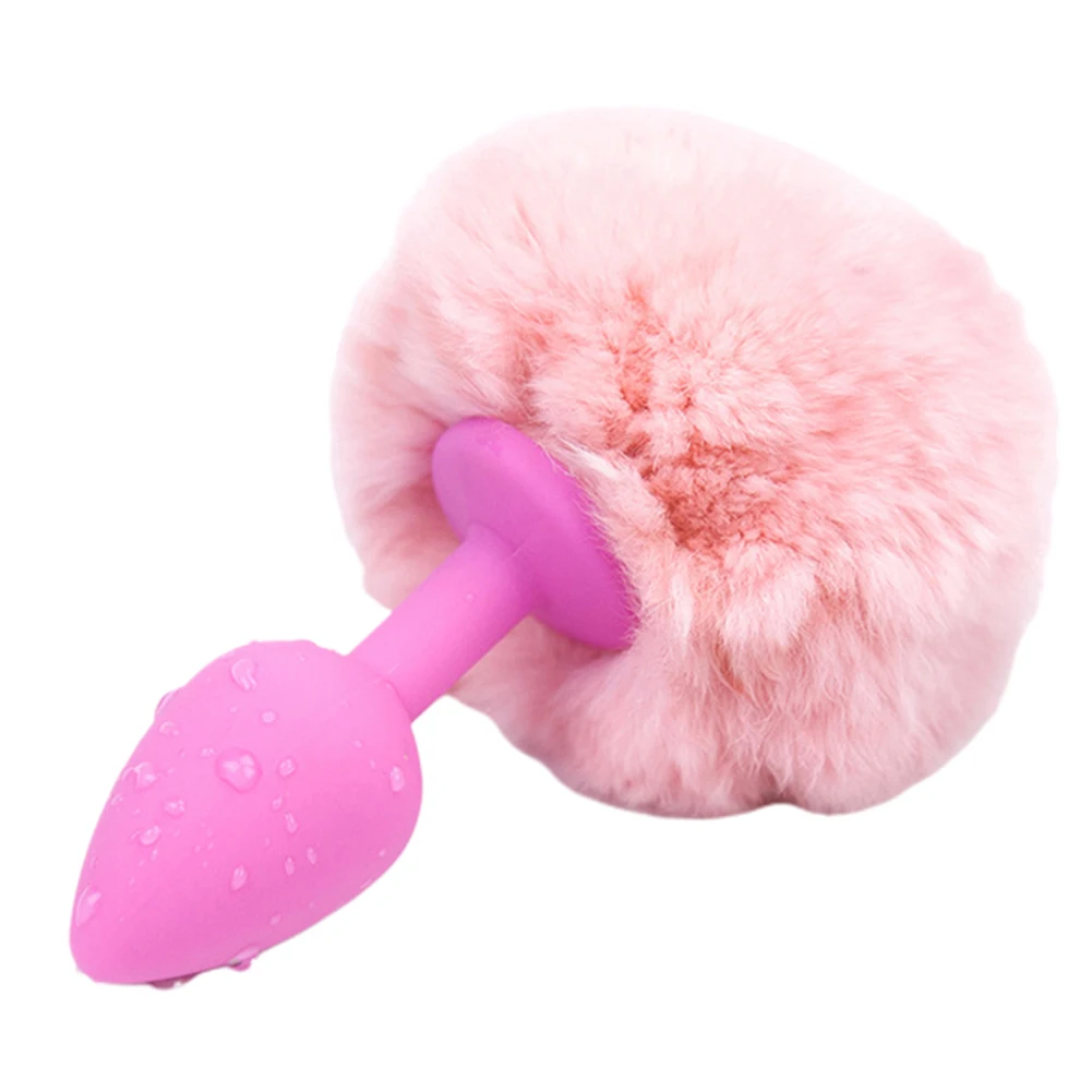 Cute Plush Tail Anal Butt Silicone Plug Couple Alternative Flirting Erotic Cosplay Props Adult Appeal Sex Toys Men and Women |