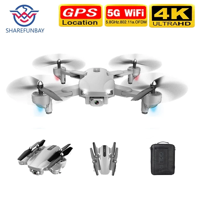 2020 Новый GPS дрона с дистанционным управлением 4K Камера Rc Quadcopter RC дроны HD Дрон