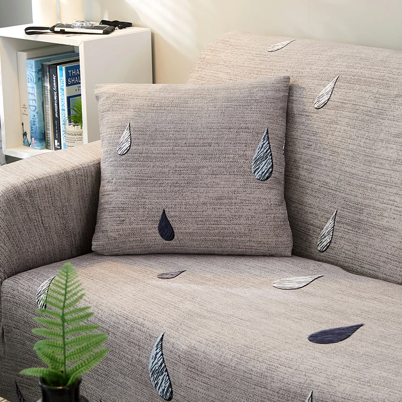 

elastic gray sofa covers for living room couch cover 1/2/3/4 seat sofa chair cover stretch material case for sofa