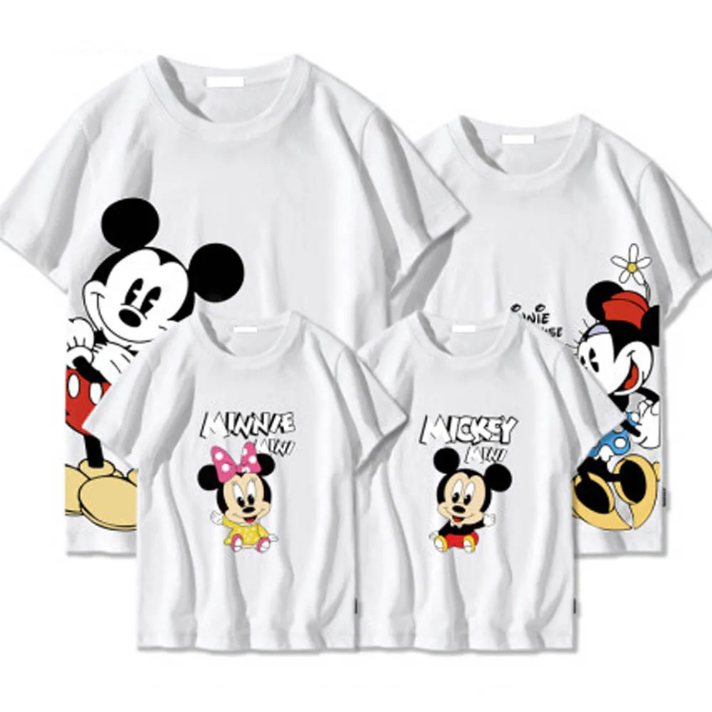 Футболка с круглым вырезом и коротким рукавом 7 цветов|Сочетающаяся одежда для