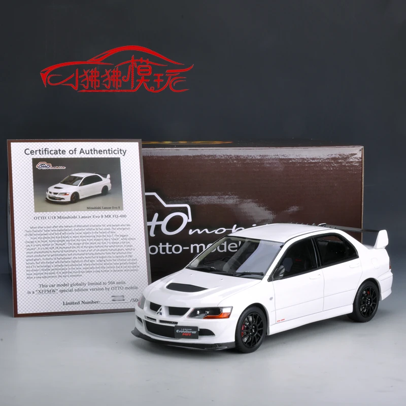 

Otto Mobile 1:18 Lancer Evolution Mitsubishi EVO VIII E8 Limited edition collection of imitation resin car model ornaments