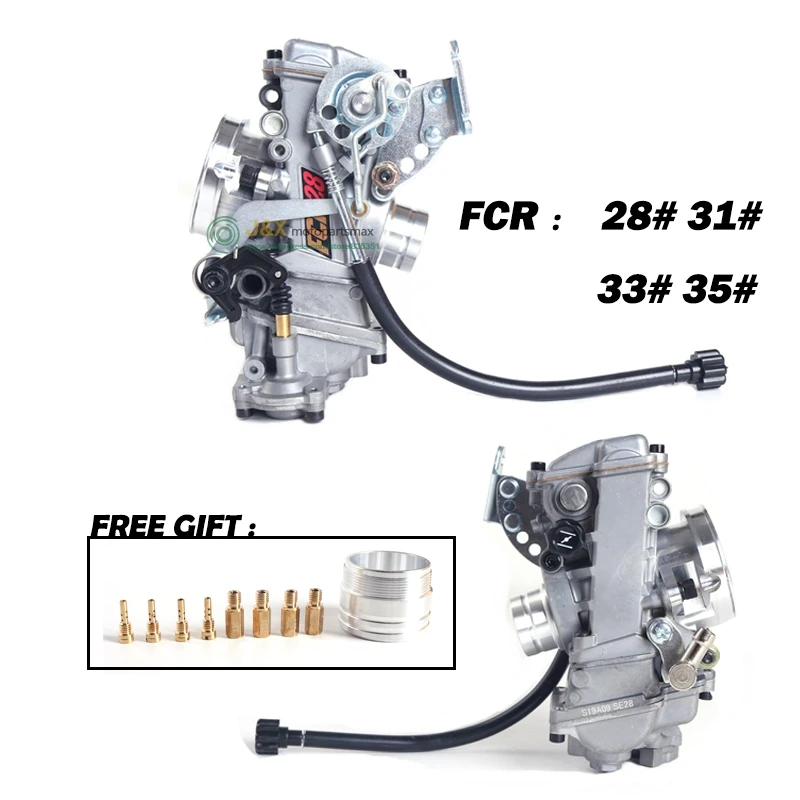 Гоночный карбюратор для KTM KLX450 CRF 450 650 MotorCross Scrambling FCR 28 до 41 мм добавить мощность 30% Сделано в Тайване