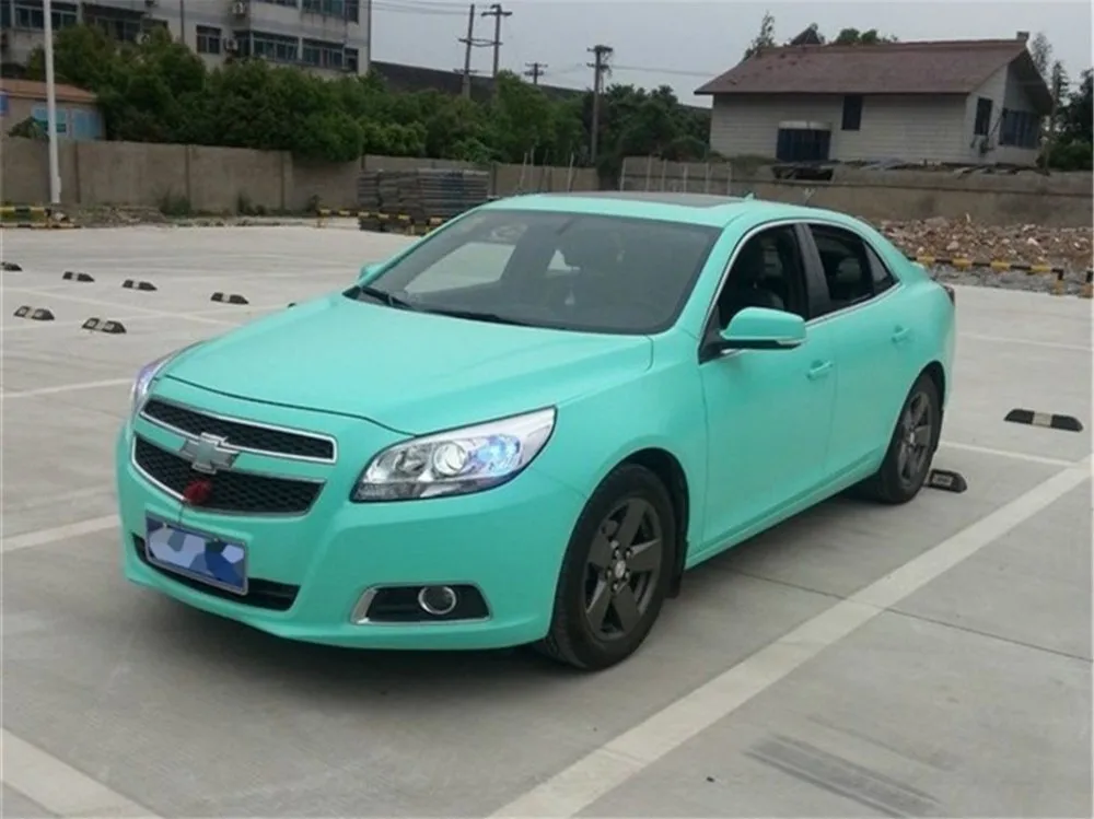 

Matte Tiffany Blue Car Vinyl Film Wrapping Foil Sticker Bubble Free Vehicle Wraps Console Computer Cover Skin