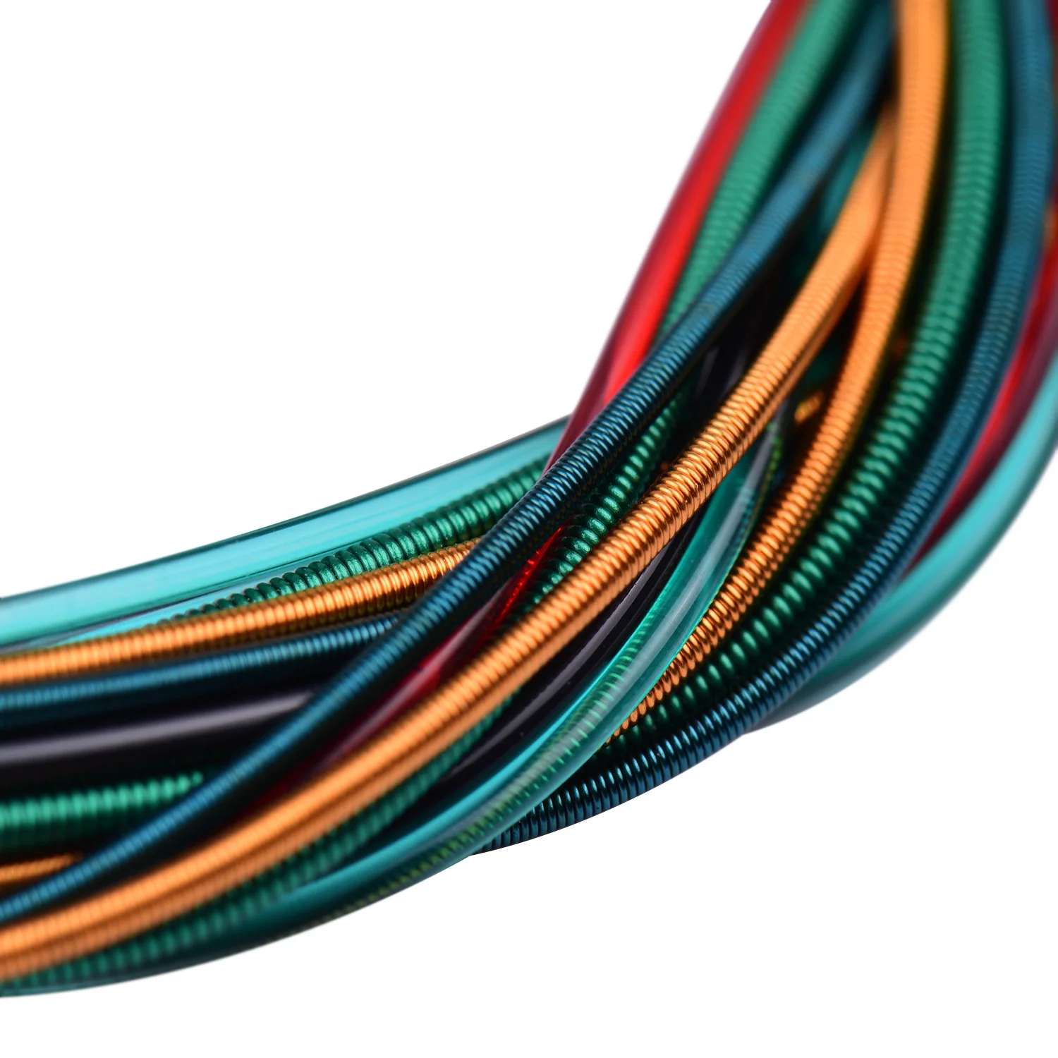 6 шт Разноцветные нейлоновые Классические гитарные струны с 21 шт. жгут проводов