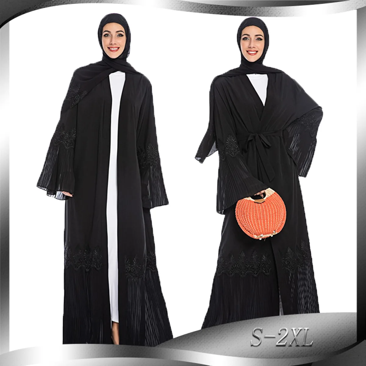 

Eid Mubarak Abayas для женщин Дубай Abaya Турция мусульманский модный хиджаб платье Caftan Marocain Исламская одежда мусульманские платья