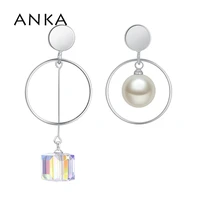 anka cube crystal earrings wholesale jewelry earring for women crystals from austrian 133753