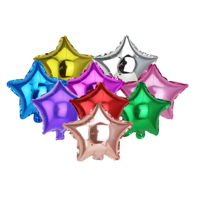 Воздушные шары из фольги с пятиконечной звездой 10 дюймов 20 шт. | Дом и сад
