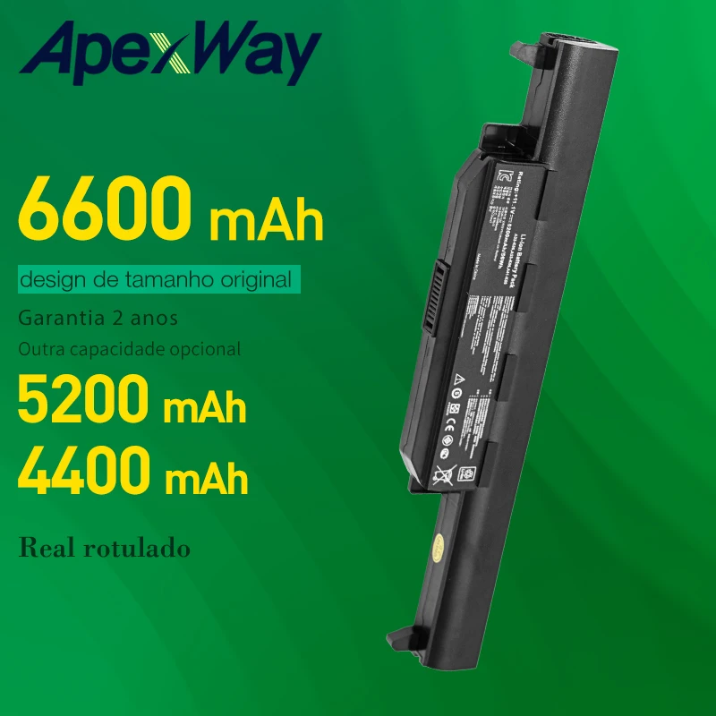 

Apexway A32-K55 Laptop Battery for ASUS X45 X45A X45C X45V X45U X55 X55A X55C X55U X55V X75 X75A X75V X75VD U57 U57A U57VD