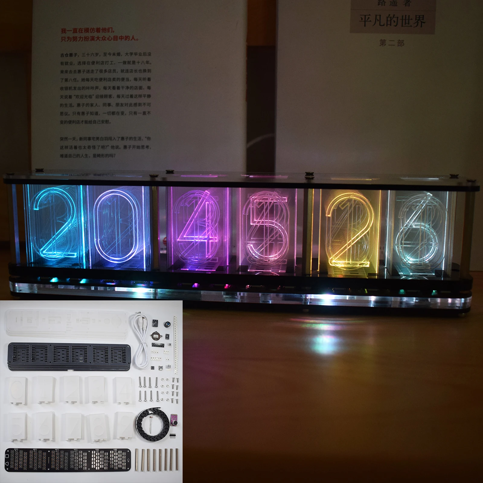 

RGB Электронные часы Nixie Tube