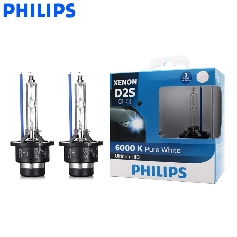 Лампа Ксеноновая Philips D2S 85122WXX2 35 Вт 6000 К|Лампы для автомобильных фар (ксеноновые)| |