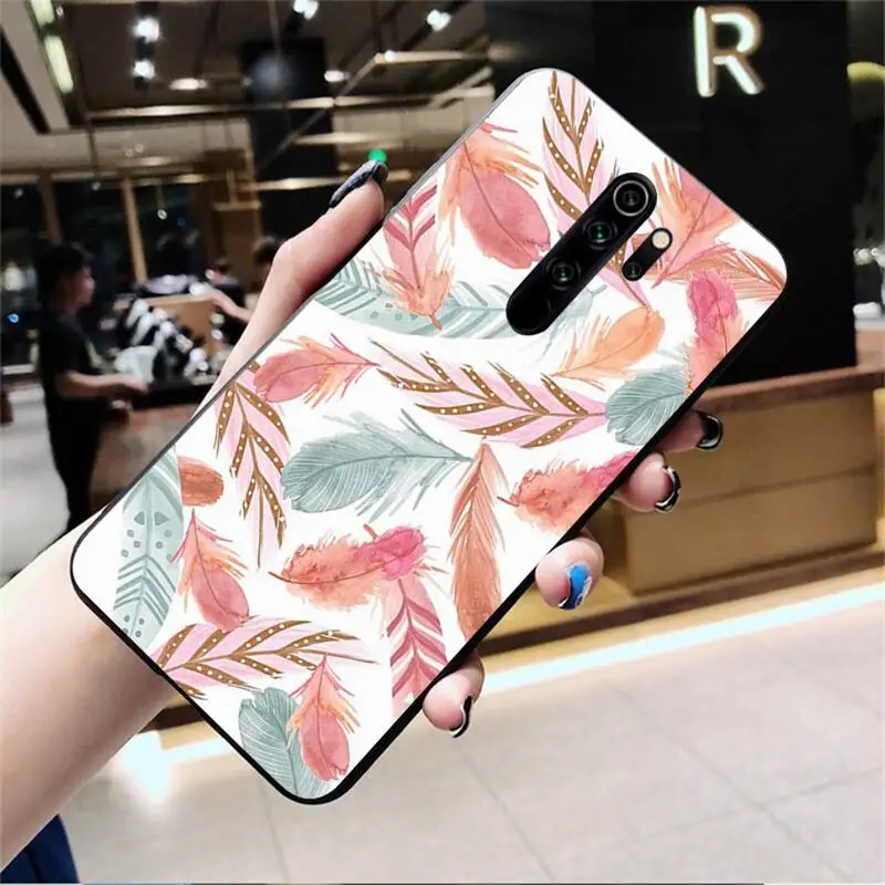 Фото Boho Western Teepee Arrows Feathers Silicone Black Phone Case for Redmi Note 9 8 8T 8A 7 6 6A Go Pro Max K20 Мобильные телефоны и Boho Western Teepee Arrows Feathers Silicone Black Phone Case for Redmi Note 9 8 8T 8A 7 6 6A Go Pro Max K20 Мобильные телефоны и