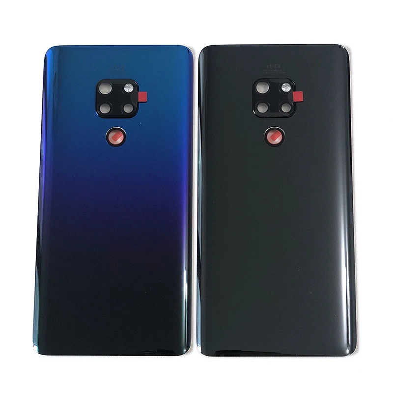 Original For 6.53" Huawei Mate 20 Axisinternational Glass Back Battery Cover Case Housing+Camera Frame+Glass Lens+3M Sticker